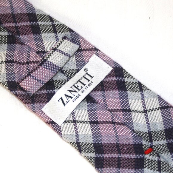 Silk & Linen Tie - Zanetti - Picture 2 of 2